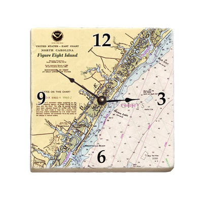 Figure Eight Island - Marble Desk Clock