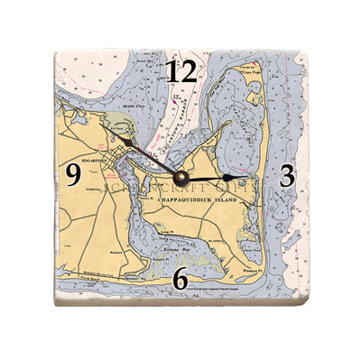 Chappaquiddick, MA- Marble Desk Clock
