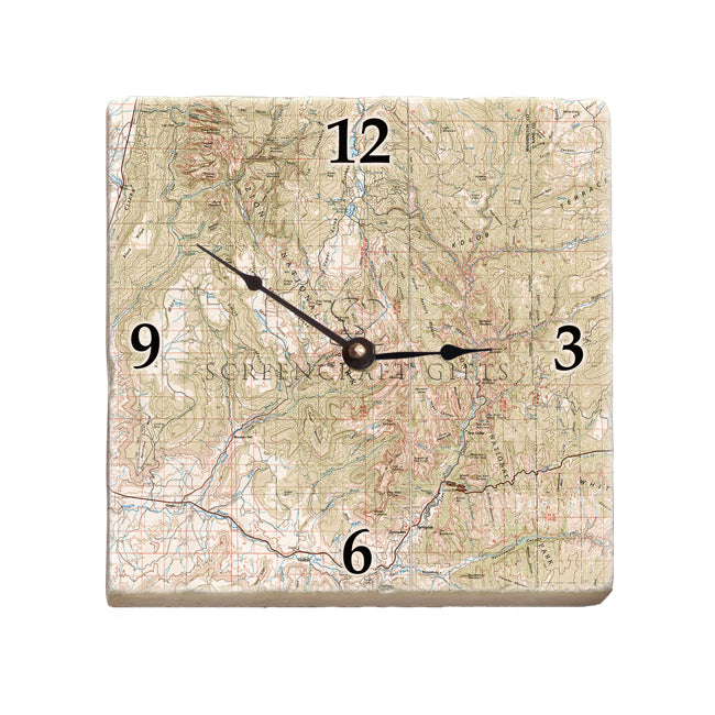 Zion National Park-  Marble Desk Clock