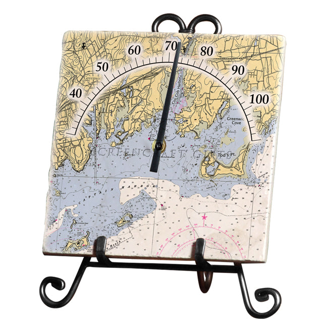 Greenwich, CT- Marble Thermometer