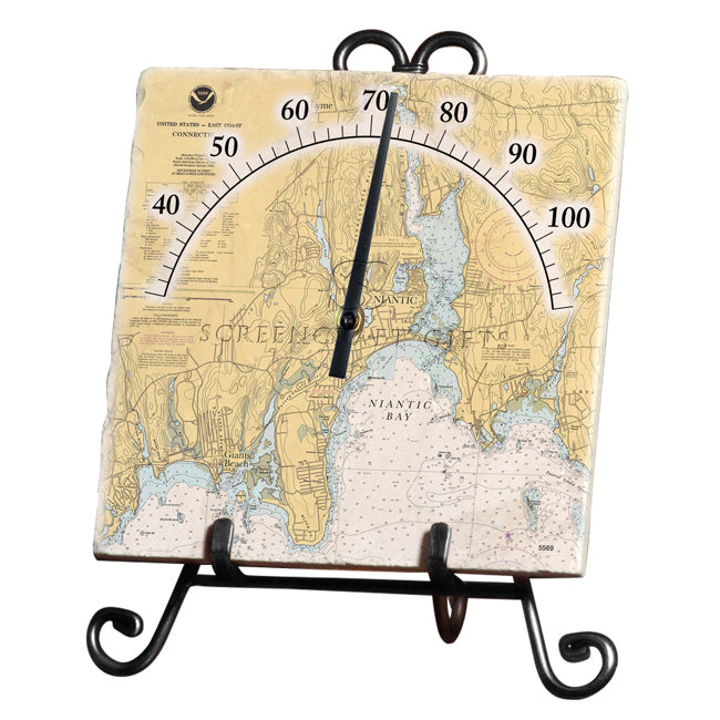 Niantic, CT - Marble Thermometer