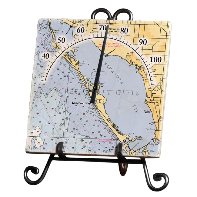 Longboat Key, FL - Marble Thermometer