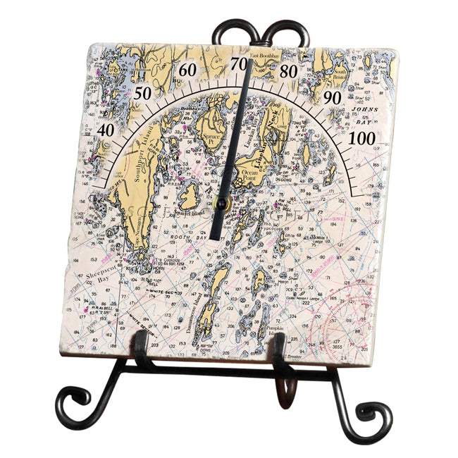 Boothbay Harbor, ME- Marble Thermometer