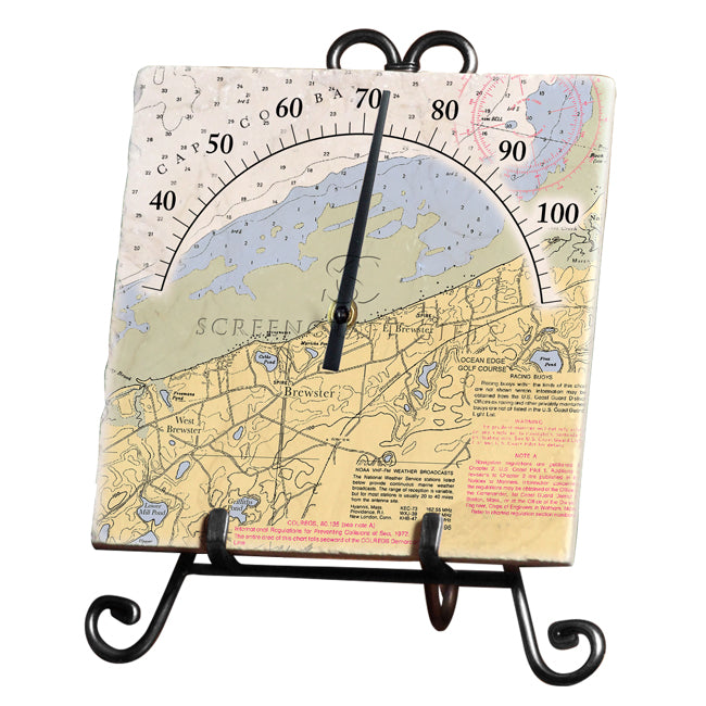 Brewster,  MA - Marble Thermometer