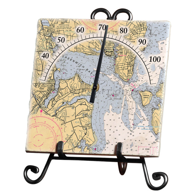 East Greenwich, RI- Marble Thermometer