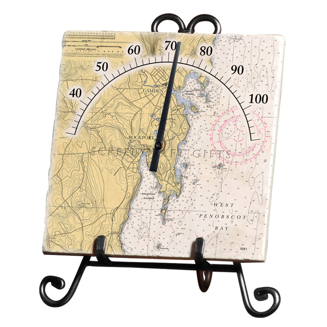 Rockport, ME - Marble Thermometer