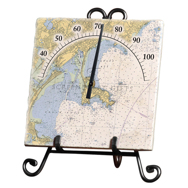 Nahant, MA- Marble Thermometer