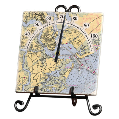 Charleston, SC - Marble Thermometer