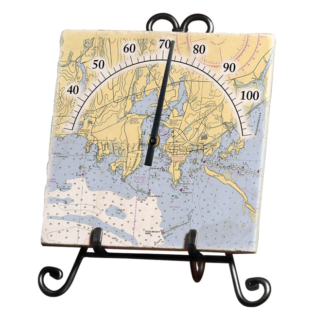 Stonington, CT - Marble Thermometer