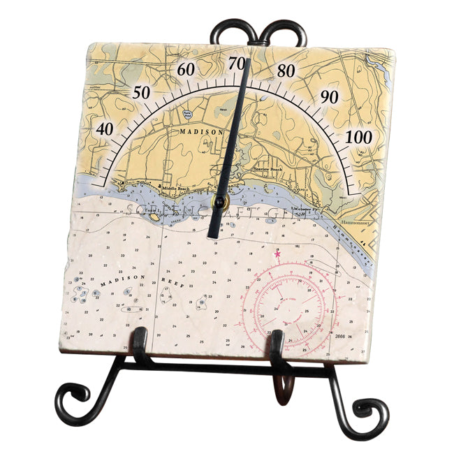 Madison, CT  - Marble Thermometer