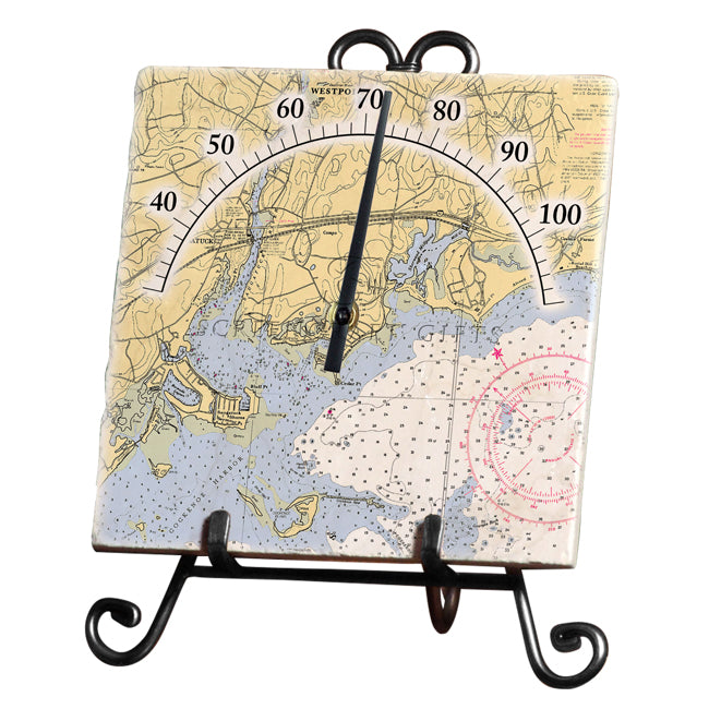 Westport, CT - Marble Thermometer