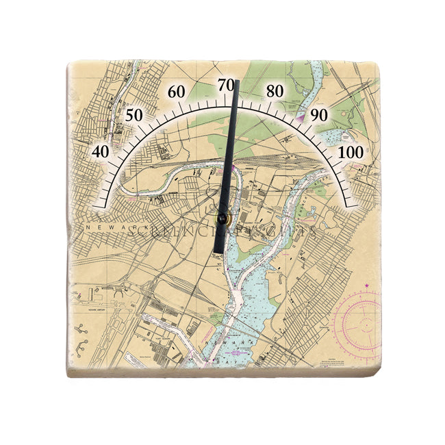 Newark, NJ - Marble Thermometer