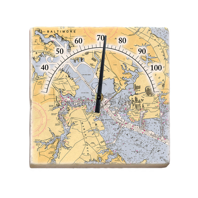 Baltimore, MD - Marble Thermometer