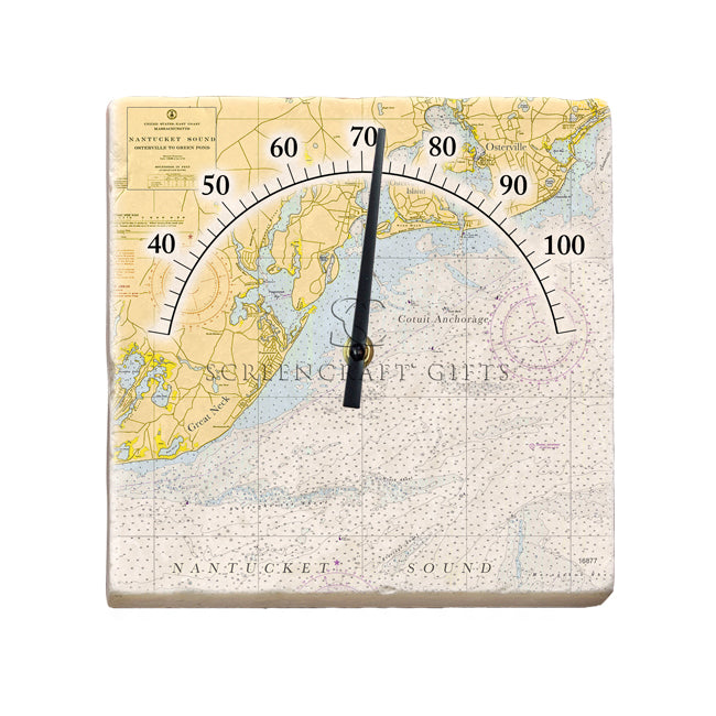 Osterville, MA - Marble Thermometer