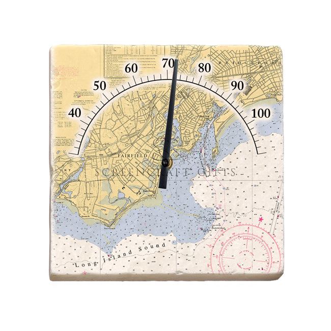 Fairfield, CT- Marble Thermometer