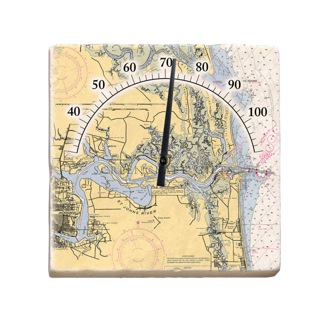 Jacksonville, FL- Marble Thermometer