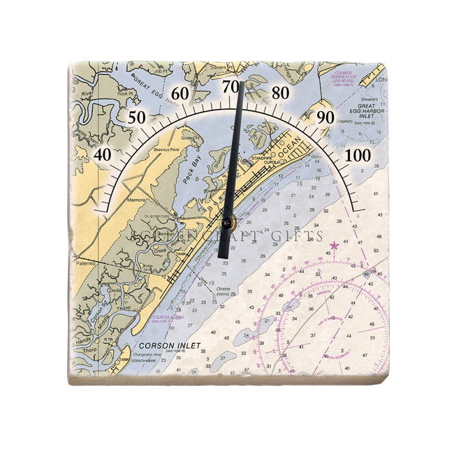 Ocean City, NJ- Marble Thermometer