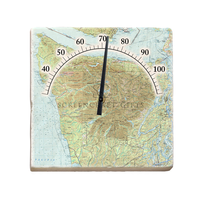 Olympic National Park-  Marble Thermometer