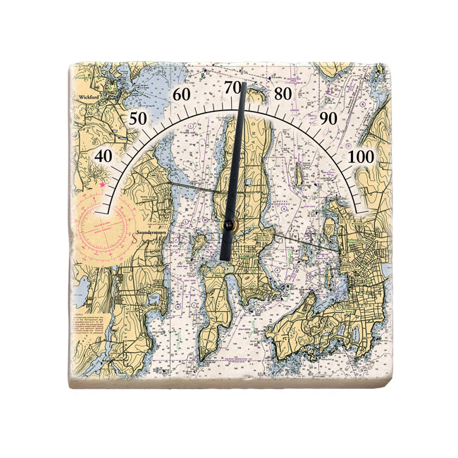 Wickford to Newport, RI- Marble Thermometer