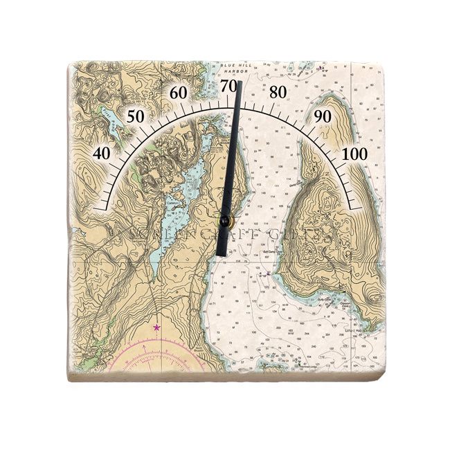 Sedgwick, ME - Marble Thermometer