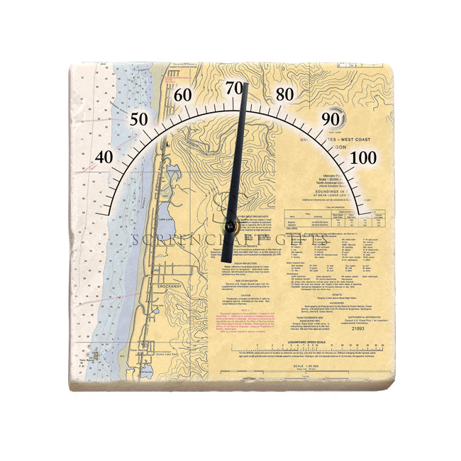 Rockaway, OR- Marble Thermometer