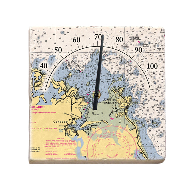 Cohasset, MA  - Marble Thermometer