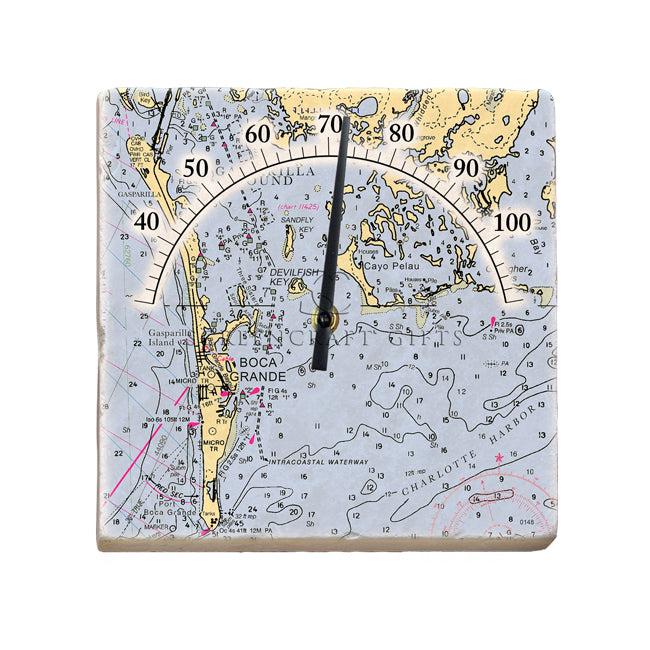 Boca Grande, FL- Marble Thermometer