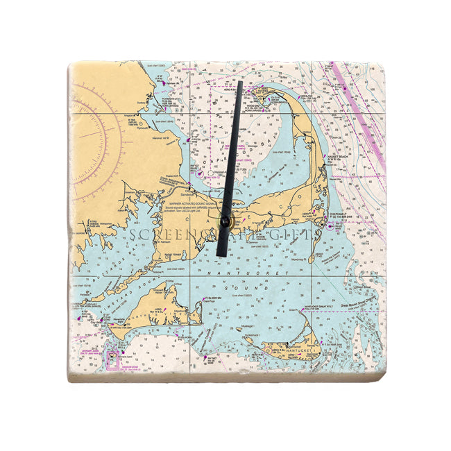 Cape Cod and the Islands - Marble Thermometer