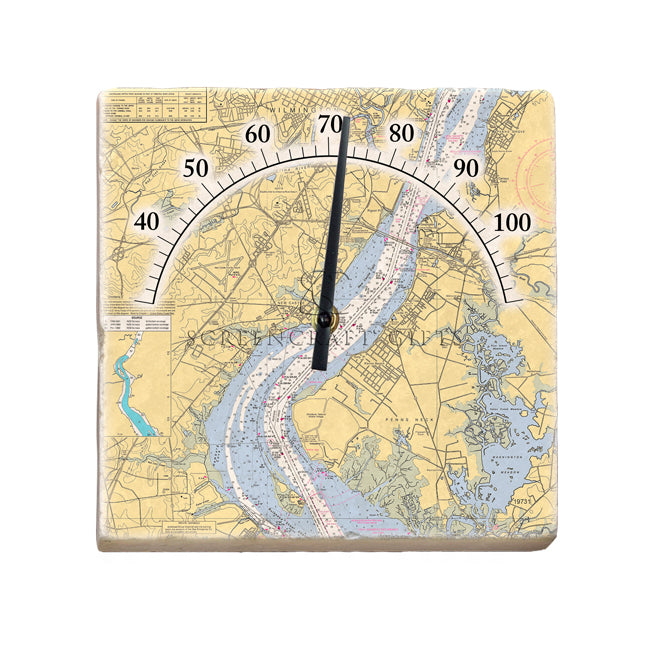 Wilmington, DE- Marble Thermometer