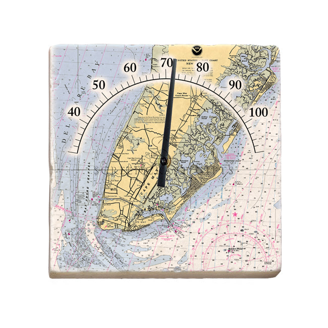 Cape May, NJ- Marble Thermometer