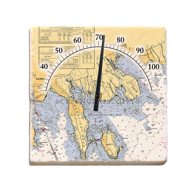 Mattapoisett, MA - Marble Thermometer