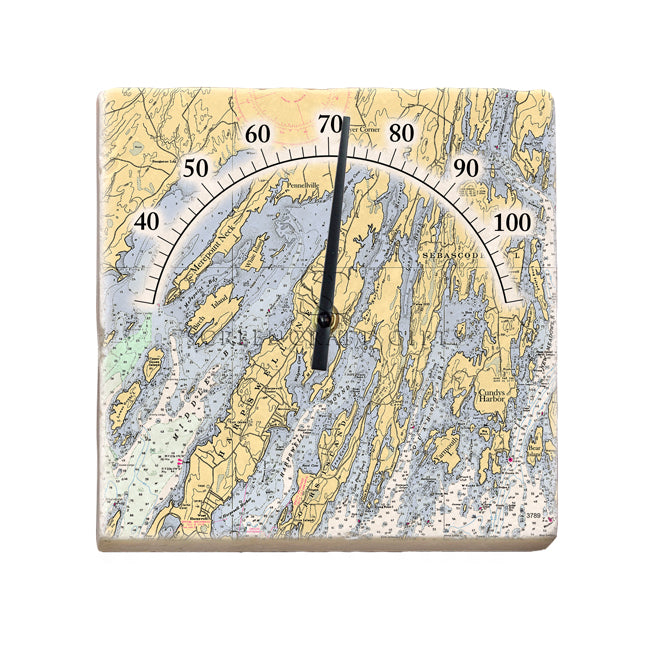 Harpswell, ME- Marble Thermometer