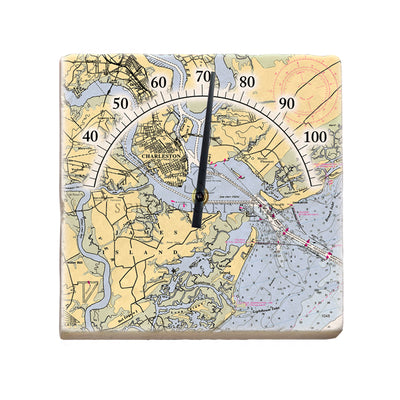 Charleston, SC - Marble Thermometer