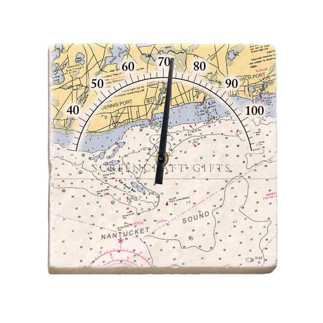 Dennis Port, MA  - Marble Thermometer