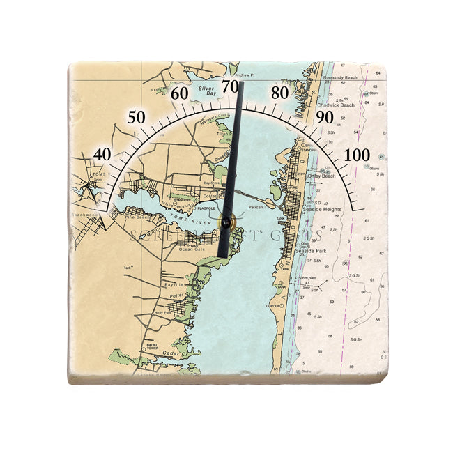 Seaside Park, NJ- Marble Thermometer