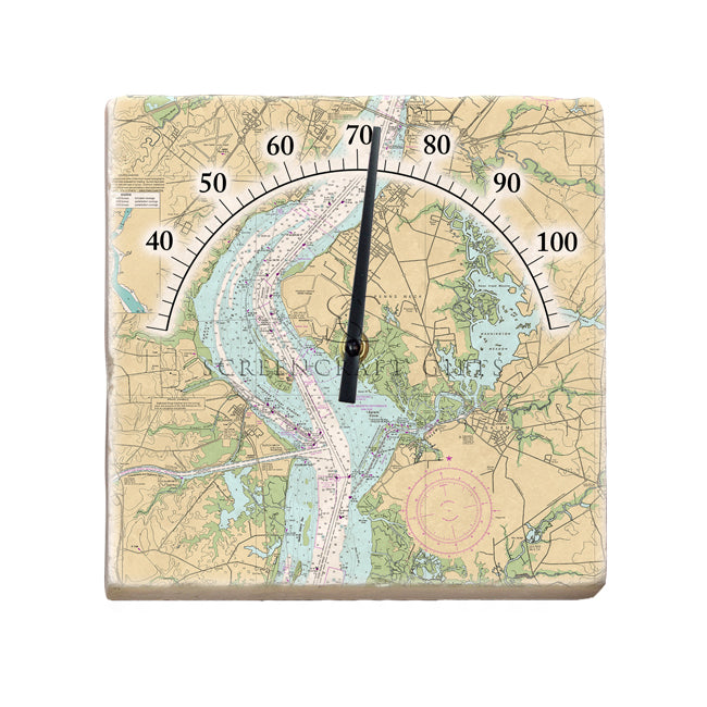 Pennsville, NJ- Marble Thermometer