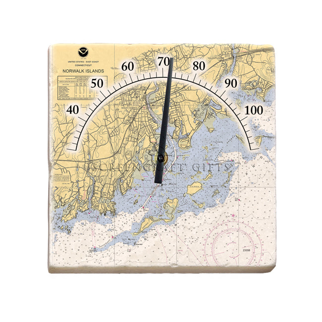 Norwalk, CT - Marble Thermometer