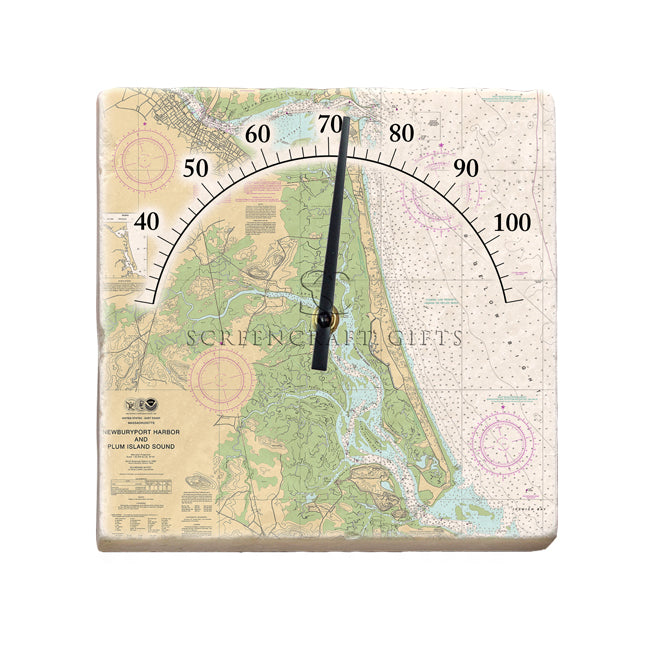 Plum Island, MA- Marble Thermometer