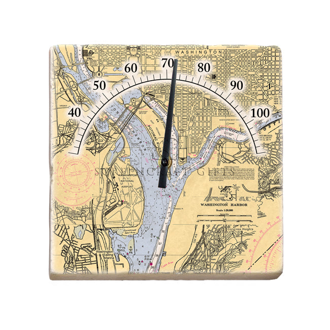 Washington, DC - Marble Thermometer