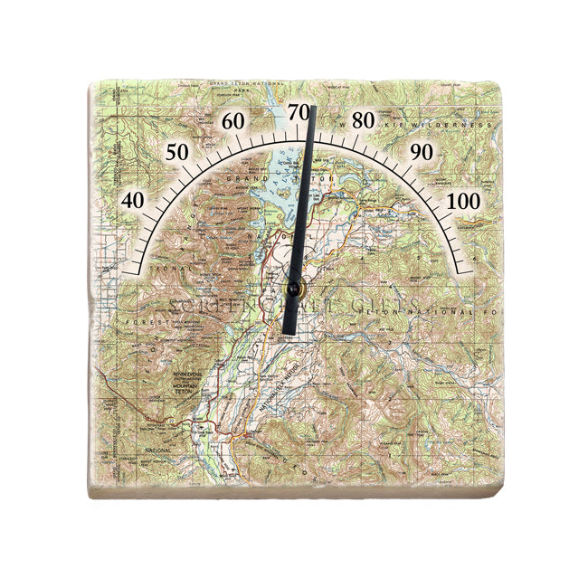 Grand Teton National Park-  Marble Thermometer