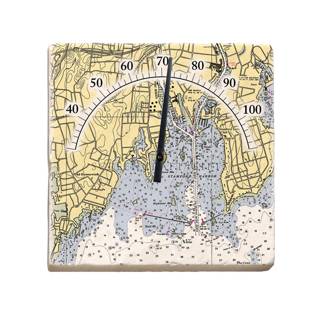 Stamford, CT - Marble Thermometer