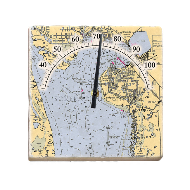 Punta Gorda, FL- Marble Thermometer