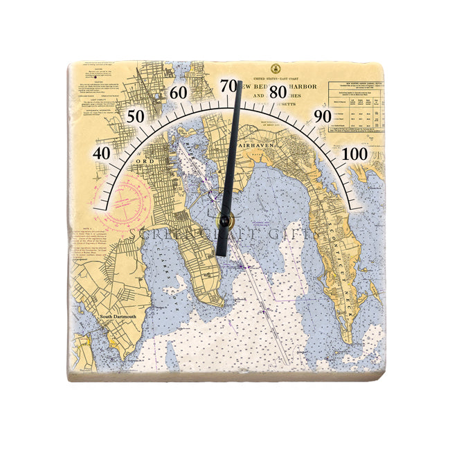 New Bedford, MA- Marble Thermometer