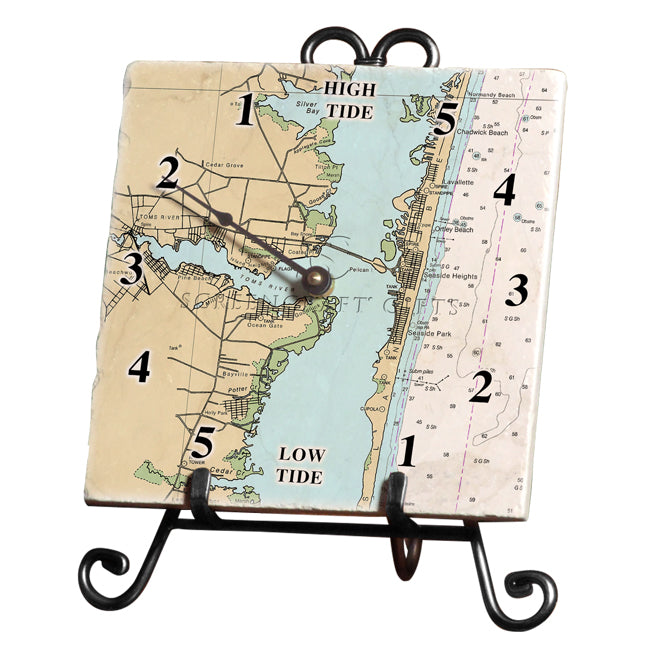 Seaside Park, NJ- Marble Tide Clock
