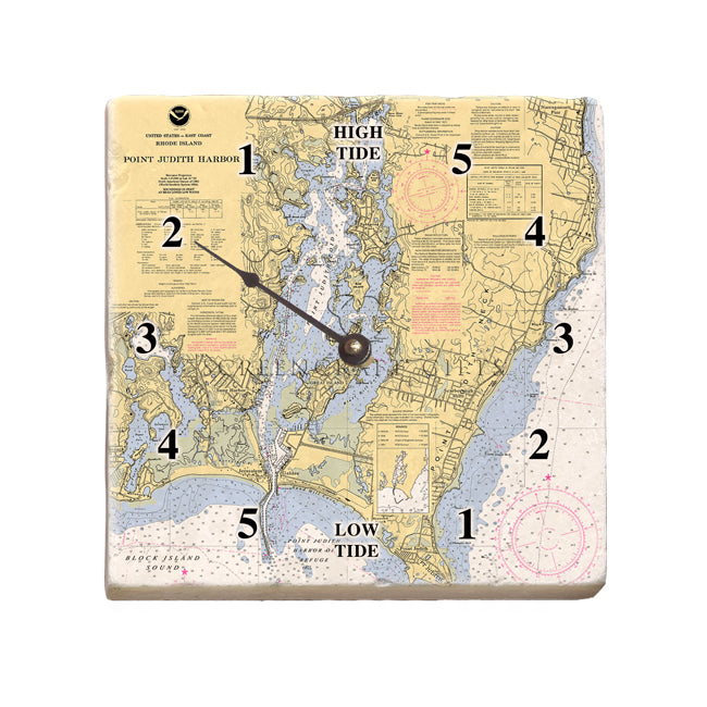 Point Judith, RI- Marble Tide Clock