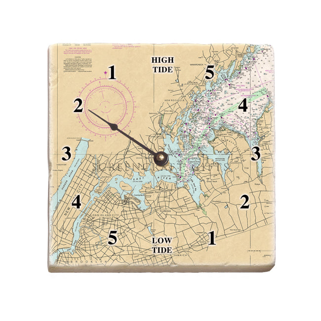 North West Long Island, NY  - Marble Tide Clock