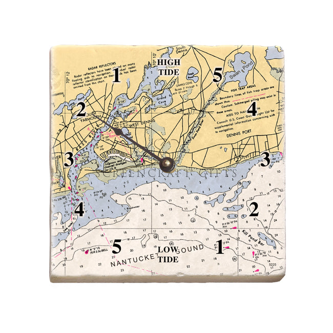 West Dennis, MA - Marble Tide Clock