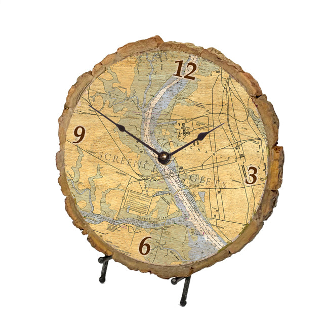 Ashley River, SC- Wood Clock