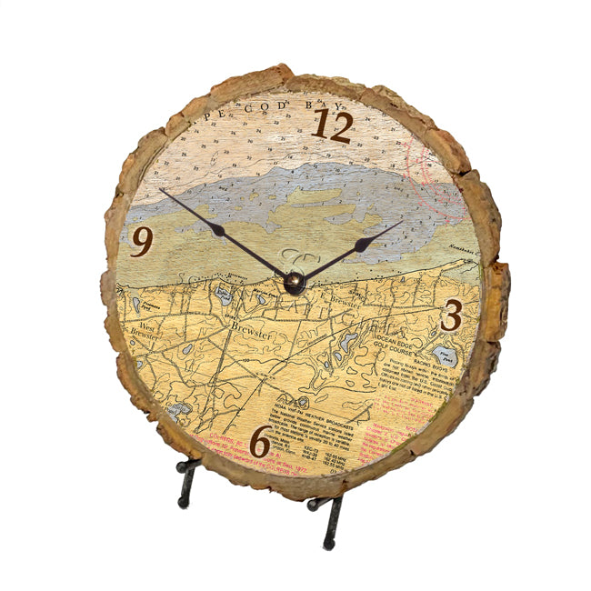Brewster,  MA - Wood Clock