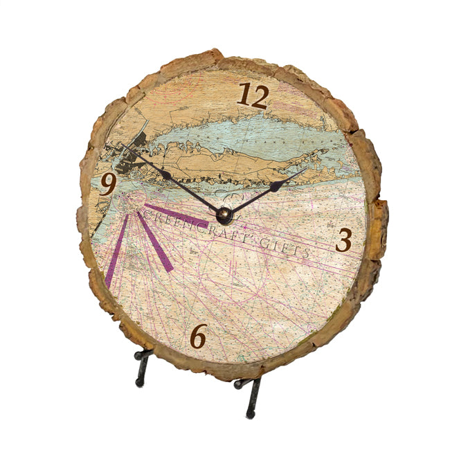 Long Island, NY  - Wood Clock